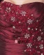 Taffeta Ruffle Beading One Shoulder Mermaid Floor Length Mothers of Bride Guests Dresses