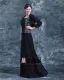 Chiffon Spaghetti Strap Floor Length Mother of Bride Dress