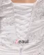 Satin Applique Round Neck Court Plus Size Bridal Gown Wedding Dress