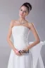 Elegante Dentelle De Mousseline De Soie Satin Perlage Femmes Longueur De Plancher De Robe De Mariée Robe De Mariage