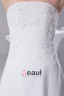 Elegante Dentelle De Mousseline De Soie Satin Perlage Femmes Longueur De Plancher De Robe De Mariée Robe De Mariage