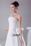 Elegante Dentelle De Mousseline De Soie Satin Perlage Femmes Longueur De Plancher De Robe De Mariée Robe De Mariage