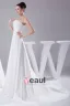 Elegante Dentelle De Mousseline De Soie Satin Perlage Femmes Longueur De Plancher De Robe De Mariée Robe De Mariage