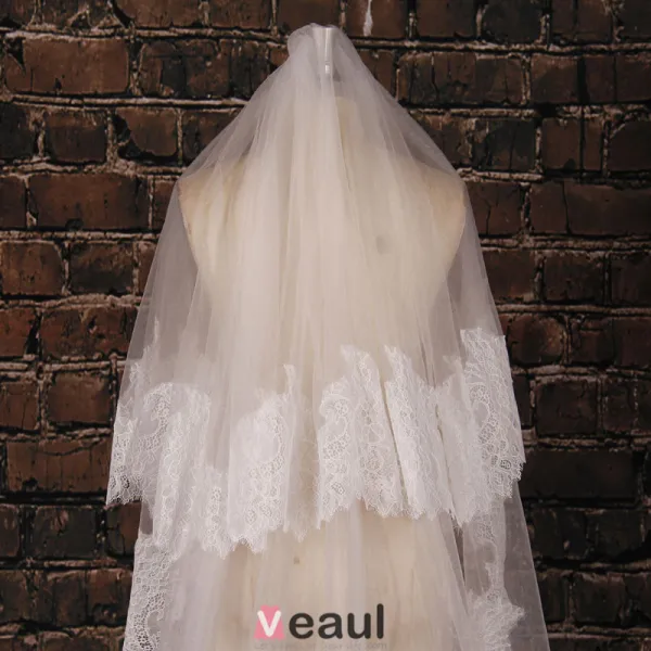 175 cm Longue Queue Voile De Dentelle Materiau De Fil Souple