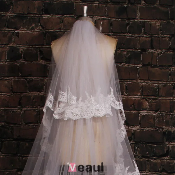 175 cm Long Dentelle Tailing Laciness Voile Materiau De Fil Souple