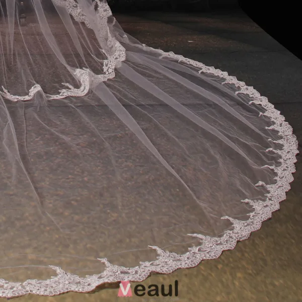 175 cm Long Dentelle Tailing Laciness Voile Materiau De Fil Souple