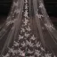 3.5m Tailing Super Long Voile De Dentelle Materiau De Fil Souple