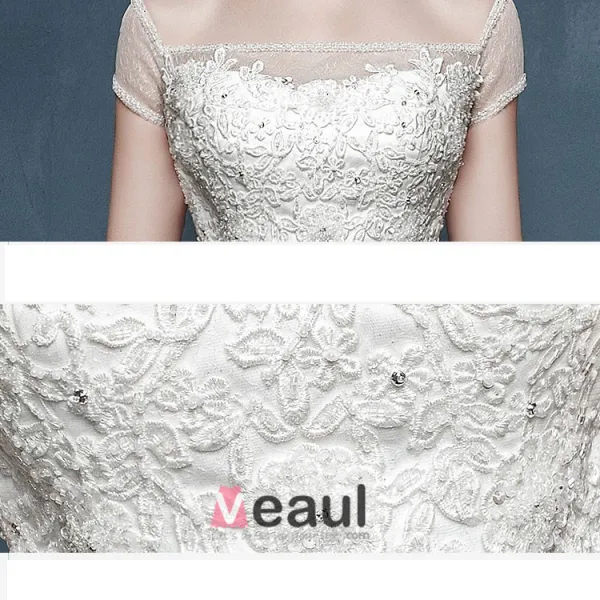 Parole Epaule Dentelle De Fuite A Long Mariage Romantique Habiller La Mariée Gorn