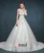 2015 Bra-type Summer Beading Luxury Long Trailing Wedding Dress