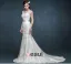 2015 The Bride Double Shoulder V-neck Straps Fishtail Wedding Dress Was Thin Slim Models