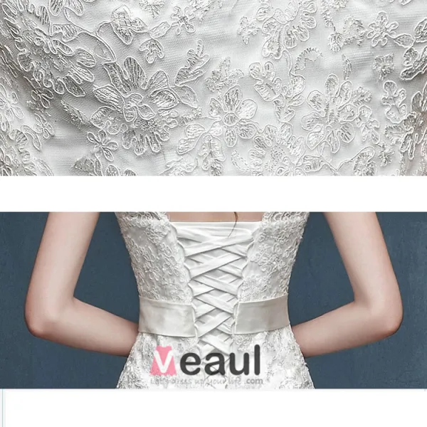 2015 The Bride Double Shoulder V-neck Straps Fishtail Wedding Dress Was Thin Slim Models