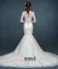 2015 Fashion Double Shoulder Fishtail Lace Collar Vest Sexy Halter Trailing Wedding Dress