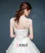 2015 Transparent Lace Handmade Petal Luxury Small Trailing Wedding Dress