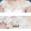 2015 Transparent Lace Handmade Petal Luxury Small Trailing Wedding Dress
