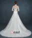 2015 Romantic Trailing Word Shoulder Slim Thin Bridal Dress