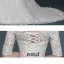 2015 Romantic Trailing Word Shoulder Slim Thin Bridal Dress