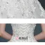 2015 Fashionable Lace Bra-type Romantic Bride Trailing Wedding Dress