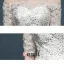 2015 Half Sleeve Word Shoulder Fishtail Lace Trailing Wedding Dress