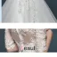 2015 Half Sleeve Word Shoulder Fishtail Lace Trailing Wedding Dress