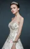 2015 Bridal Trailing Inlaid Diamonds Romantic Wedding Dress