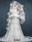 Robe De Mariée En Dentelle Romantique Blanche Bustier Robe De Mariage Avec Double Arrière