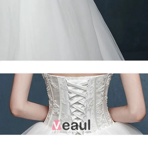 2015 White Fashion Type A Dress Slim Wedding Dress