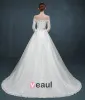 2015 Winter Bridal Lace Slim Thin Trailing Wedding Dress