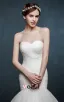 Winter Fashion Dame Simple Temperament Fishtail Nuptiale Robe De Mariée De Fuite