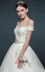 Mot Romantique Nuptiale Epaule Dentelle Robe De Mariage Nuptiale Petite Fuite