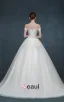Mot Romantique Nuptiale Epaule Dentelle Robe De Mariage Nuptiale Petite Fuite