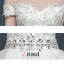 Mot Romantique Nuptiale Epaule Dentelle Robe De Mariage Nuptiale Petite Fuite