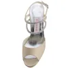 Fashion Party High With Waterproof Shoes Wedding Shoes Foot Ring Strap