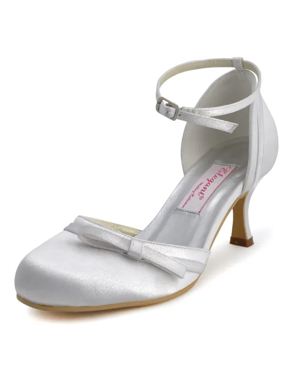 The New Hot Sweet And Elegant Satin Wedding Shoes Party Shoes