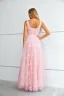 Chic / Belle Rougissant Rose Appliques Paillettes Robe De Bal 2023 Princesse Encolure Carrée Sans Manches Dos Nu Longue Promo Robe De Ceremonie