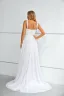 Glamorous White Prom Dresses Evening Dresses 2023 A-Line / Princess Spaghetti Straps Sleeveless Backless Floor-Length / Long Formal Dresses
