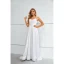 Glamorous White Prom Dresses Evening Dresses 2023 A-Line / Princess Spaghetti Straps Sleeveless Backless Floor-Length / Long Formal Dresses
