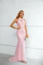 Sexy Rougissant Rose Perlage Paillettes Robe De Soirée 2023 Trompette / Sirène Titulaire Sans Manches Dos Nu Longue Soirée Robe De Ceremonie