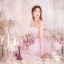 Charmant Rougissant Rose Paillettes Robe De Bal 2022 Princesse Bustier Sans Manches Dos Nu Volants en Cascade Longue Robe De Ceremonie