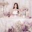 Charmant Rougissant Rose Paillettes Robe De Bal 2022 Princesse Bustier Sans Manches Dos Nu Volants en Cascade Longue Robe De Ceremonie