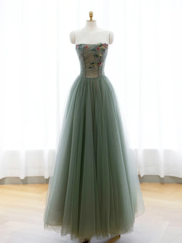 Sage Green Long Prom Dress C941 main image 1