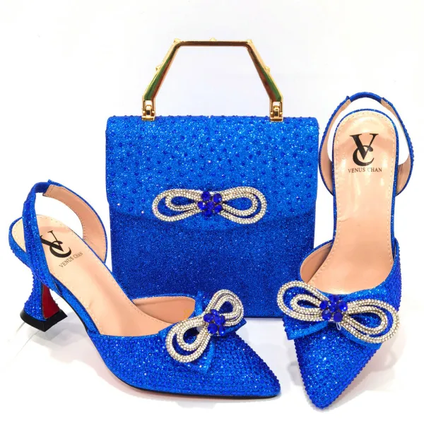 Sparkly Sexy Multi-Colors Rainbow Rhinestone Bow Sequins Womens Sandals Clutch Bags 2023 Cocktail Party Evening Party Womens Sandals Clutch Bags