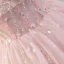 Charmant Rougissant Rose Perlage Noeud Paillettes Robe De Bal 2023 Robe Boule V-Cou Manches Courtes Dos Nu Longue Promo Robe De Ceremonie