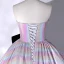 Fashion Multi-Colors Satin Prom Dresses 2022 Ball Gown Strapless Bow Sleeveless Backless Floor-Length / Long Formal Dresses