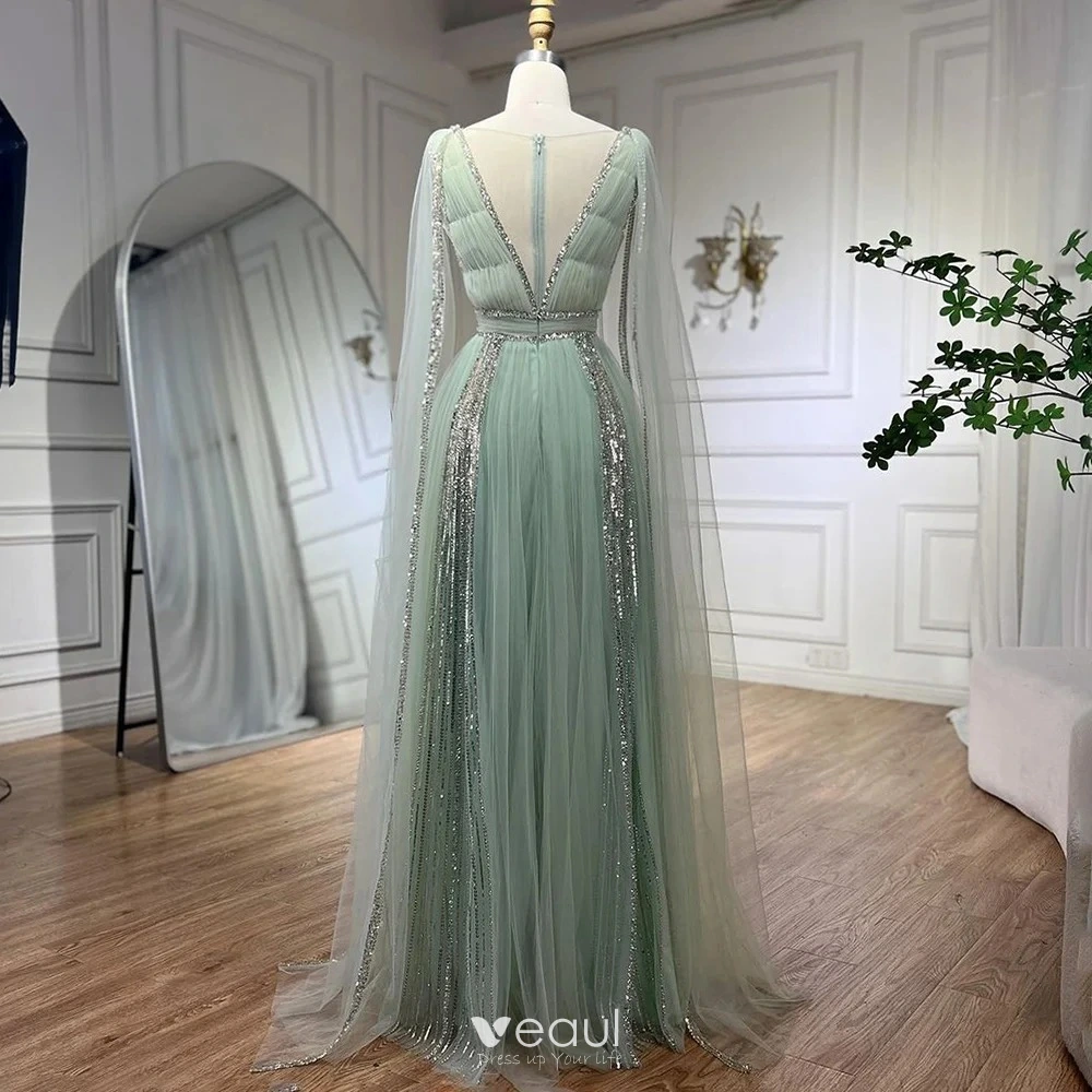 Sage Green Sequin Bridesmaid Dress Tulle Dress Sage Green Sequin Bridesmaid  Dress Sage Green Tulle