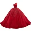 High-end Burgundy Beading Pearl Sequins Prom Dresses 2023 Ball Gown One-Shoulder Sleeveless Backless Court Train Prom Formal Dresses