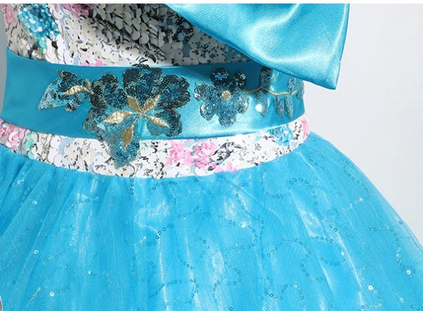 Bling Bling Azul Lentejuelas Vestidos de gala 2024 Ball Gown Sin Tirantes Sin Mangas Sin Espalda Bowknot Largos Gala Vestidos Formales