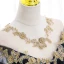 Élégant Noire Perlage Paillettes En Dentelle Fleur Robe De Bal 2022 Robe Boule V-Cou Manches Courtes Dos Nu Longue Promo Robe De Ceremonie
