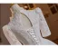 Élégant Blanche De Fiançailles En Dentelle Fleur Robe De Mariée 2024 Robe Boule Col Haut Perle Noeud 1/2 Manches Dos Nu Thé Longueur Mariage