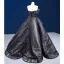 Elegant Black Pierced Prom Dresses 2022 Ball Gown One-Shoulder Sleeveless Backless Prom Floor-Length / Long Formal Dresses