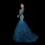 High-end Ocean Blue Handmade  Beading Sequins Pierced Evening Dresses 2023 Trumpet / Mermaid Scoop Neck Long Sleeve Court Train Evening Party Formal Dresses